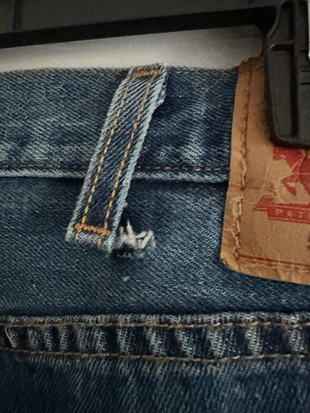 Size 40 Levi’s Men’s 501 Original Fit Straight Leg Jeans‎ Blue Denim W40 L32 - Picture 8 of 11